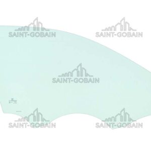 RH FRONT DOOR GLASS GREEN (2 HOLES ) SEKURIT